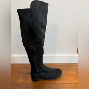 Over-the-Knee Boots Black